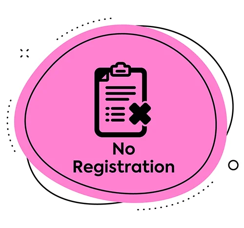 No Registration